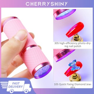 Nóng! đèn móng tay led uv mini đèn pin led mini đèn làm móng kiểu đèn quang trị liệu cầm tay nhanh khô