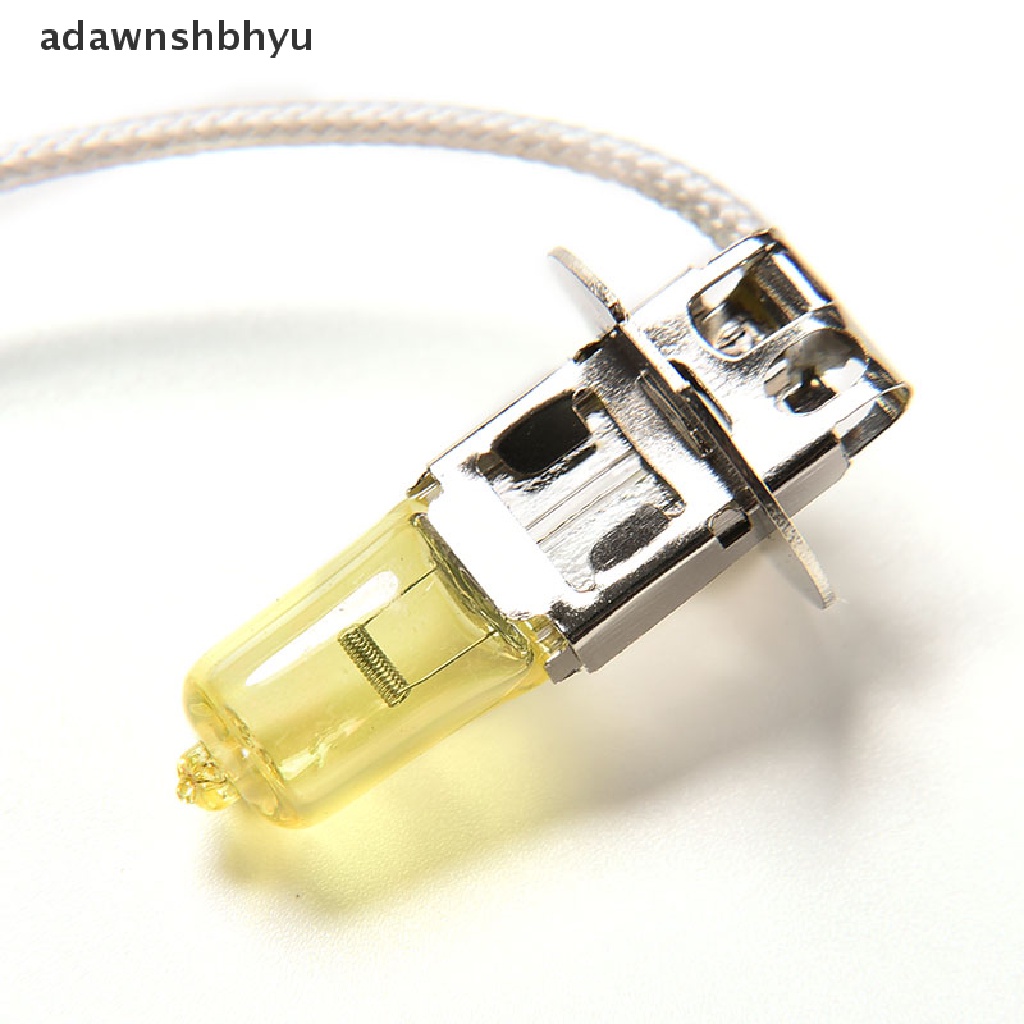 Set 2 Đèn Pha 55W 12V H3 Ánh Sáng Vàng / Trắng Chuyên Dụng Cho Xe Hơi