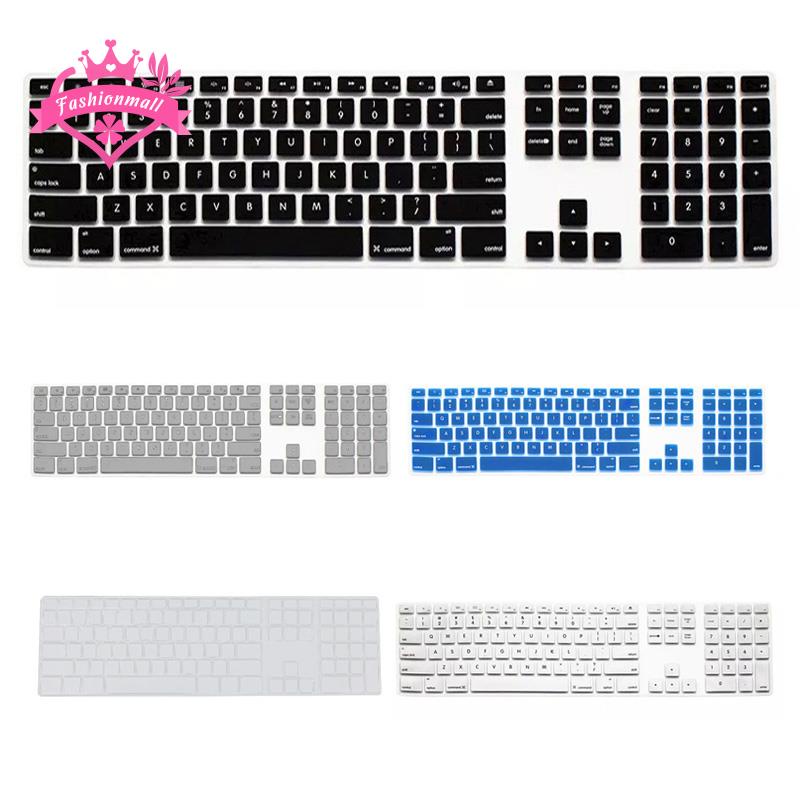 Miếng Silicone Mỏng Bảo Vệ Bàn Phím Số Cho Apple iMac Đen