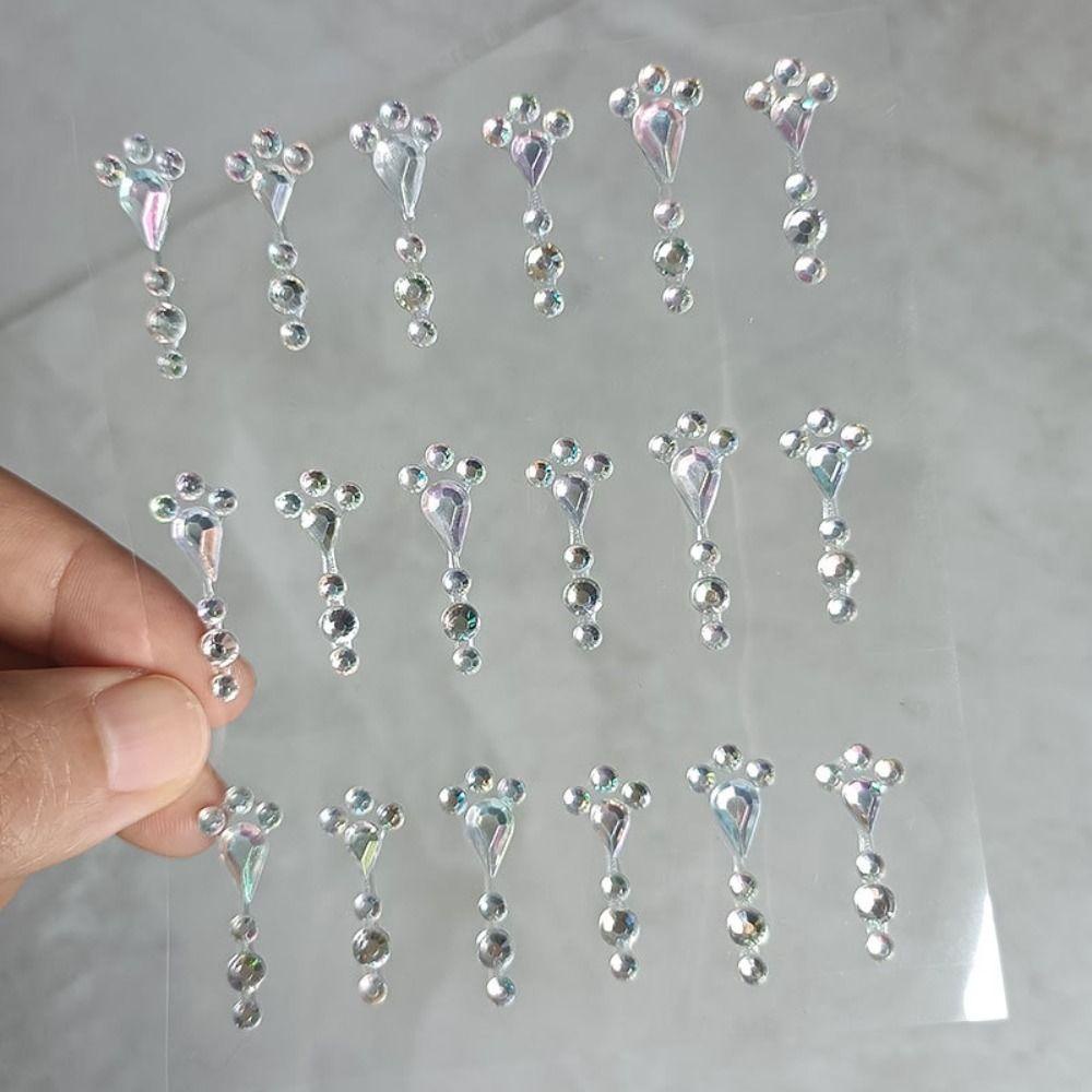 Hình Xăm Dán Trang Trí Móng Tay 3D Kim Tuyến Trái Tim Dành Cho Nữ|Sticker Dán Trang Trí Xinh Xắn Chất Lượng