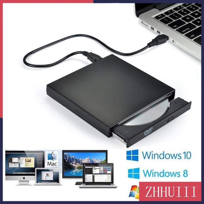 Ổ Đĩa Quang Usb 2.0 Dvd CD-RW Tương Thích Với Macbook Laptop Pc
