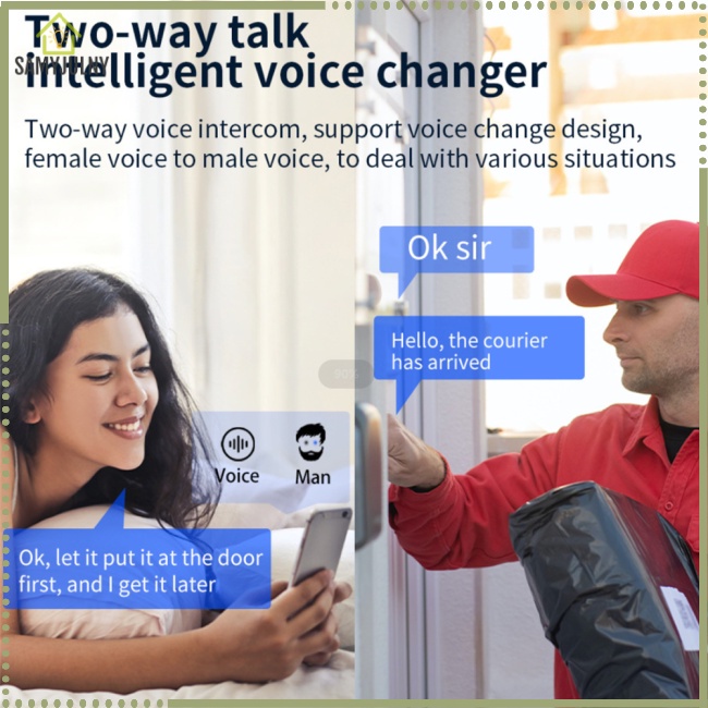 Chuông Cửa Có Camera Thông Minh SAM X3 Pro Hỗ Trợ Tầm Nhìn Ban Đêm