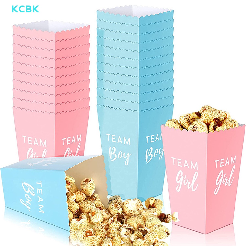 Set 10 Hộp Giấy Đựng Bắp Rang Bơ / Kẹo Đa Năng Tiện Dụng