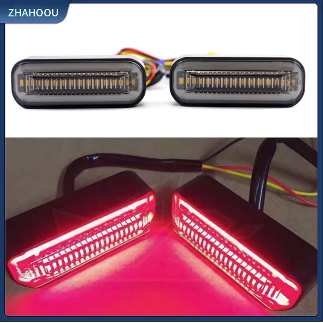 ☃Phụ Kiện Trang Trí Nhà Cửa Độc Đáo Sáng Tạo☃ 1 Cặp Đèn Led Tín Hiệu Xi Nhan Cho Xe Máy / Xe Đạp Điện