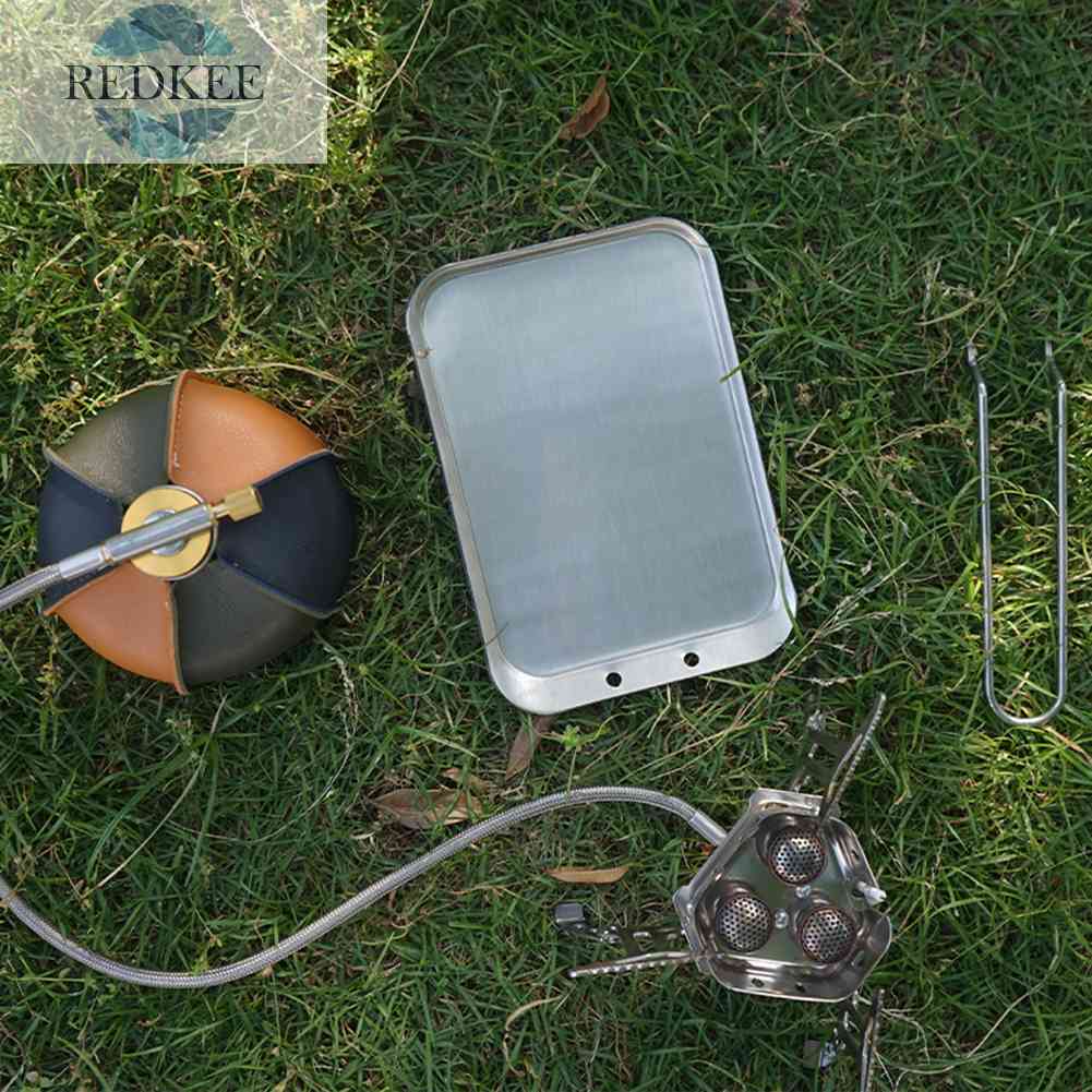 Đĩa Nướng Bbq Bằng Thép Không Gỉ Có Tay Cầm Có Thể Tháo Rời Tiện