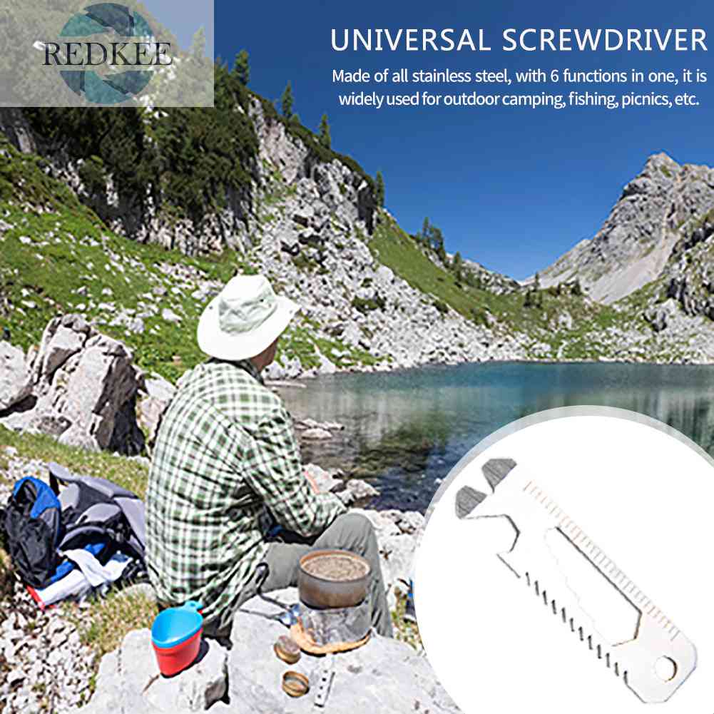 Dụng Cụ Sinh Tồn Bỏ Túi 6 Trong 1