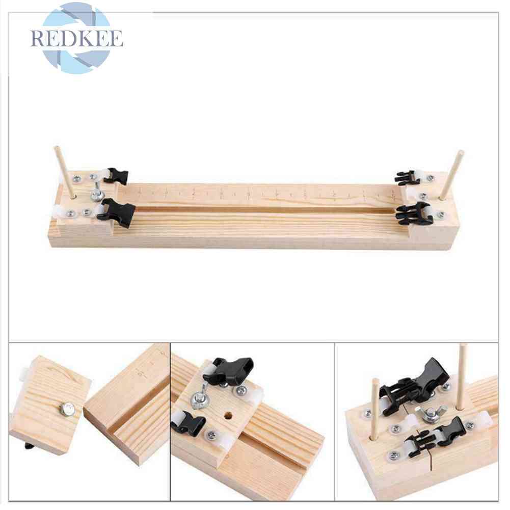 Bộ Dụng Cụ Dệt Vòng Đeo Tay Bằng Gỗ Có Thể Điều Chỉnh Độ Dài