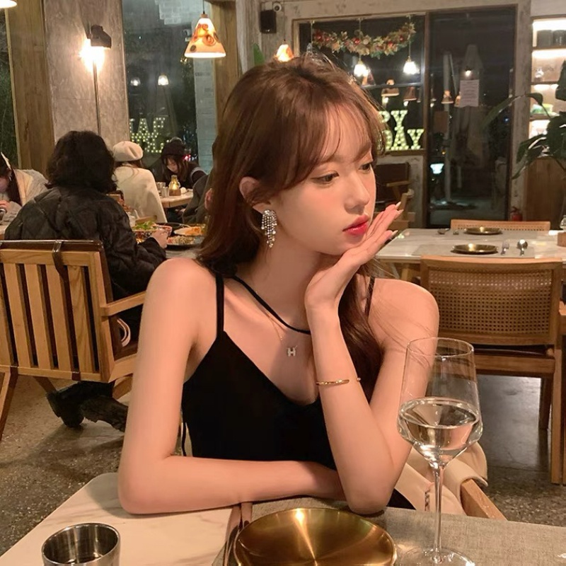 Bông Tai Dáng Dài Đính Kim Cương Giả Lấp Lánh Thời Trang Hàn Quốc Cho Nữ