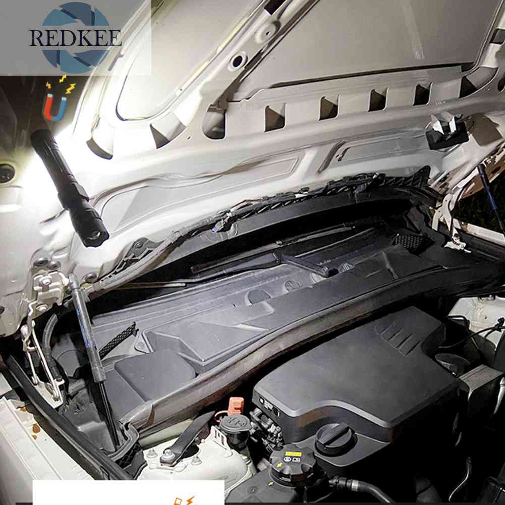 Đèn Pin T6 + COB + 365nm LED UV 350lm Màu Đen Dùng Khi Đi Cắm Trại Ngoài Trời