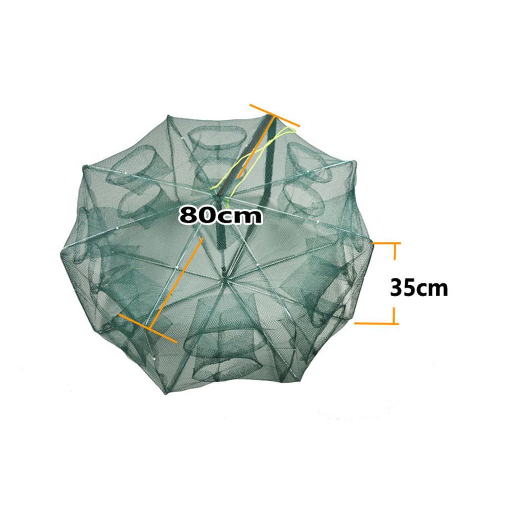 Lồng Lưới Bắt Cá 16 Lỗ Gấp Gọn Tiện Lợi