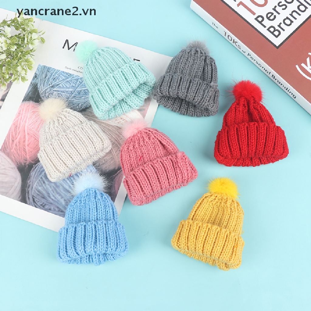 Nón Beanie Dệt Kim Thời Trang Thu Nhỏ Trang Trí Nhà Búp Bê yancrane2.vn} 1 / 6