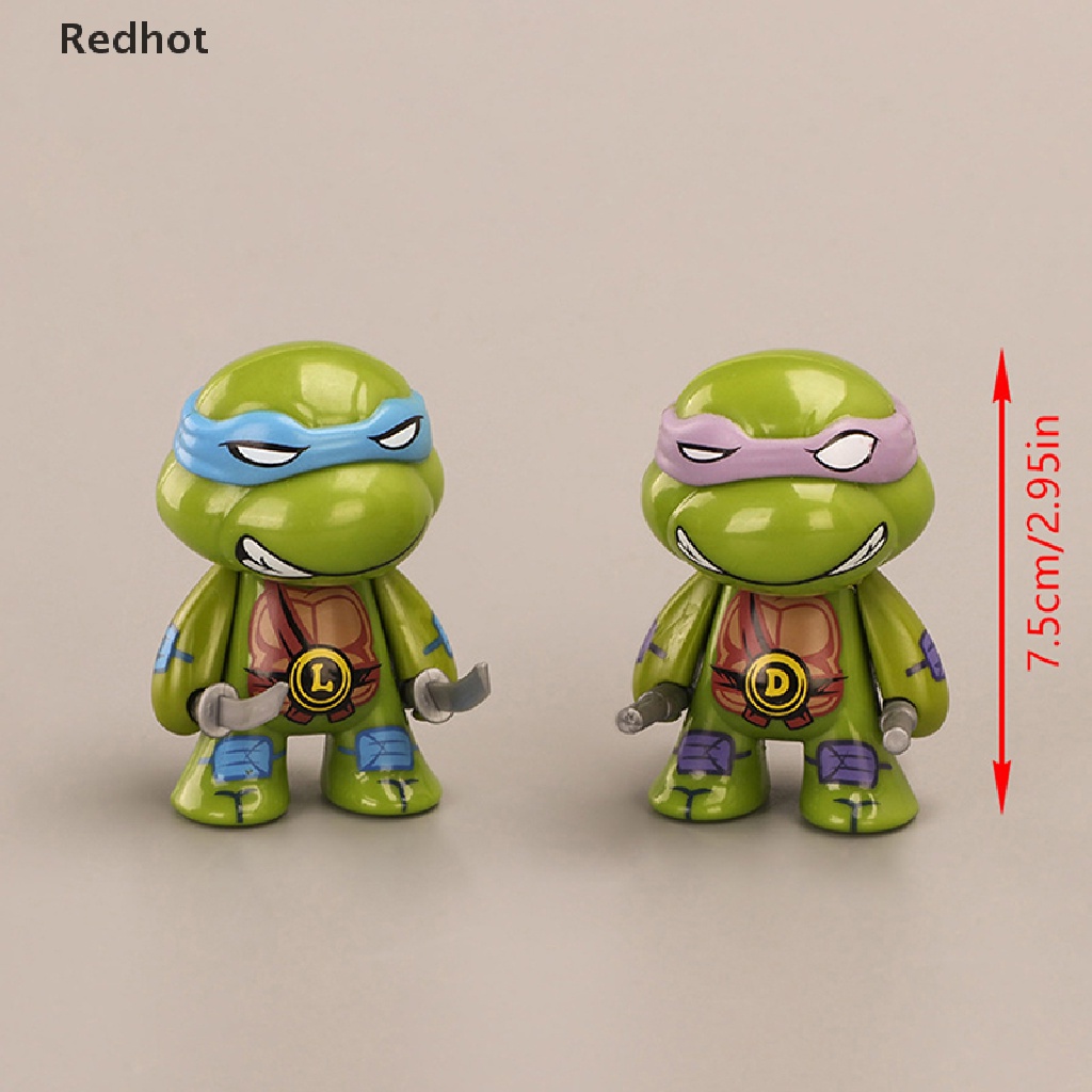 &lt; Redhot &gt; Mô Hình Nhân Vật Hoạt Hình Ninja Rùa Tuổi Teen Ninja Rùa Raphael Leonardo