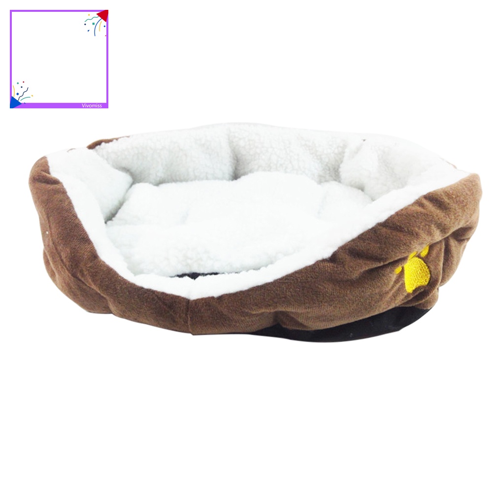 Nệm Ngủ Bằng Vải Bông Siêu Mềm Ấm Áp Cho Thú Cưng