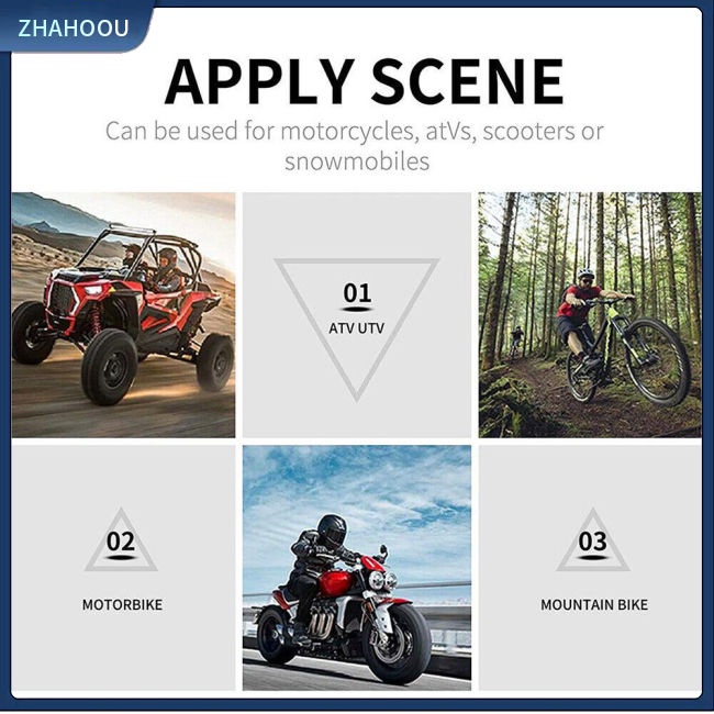 ☃Nhà Cửa☃ Công Tắc Điều Khiển Đèn Pha Gắn Tay Lái Xe Máy 22mm 7 / 8 &quot;