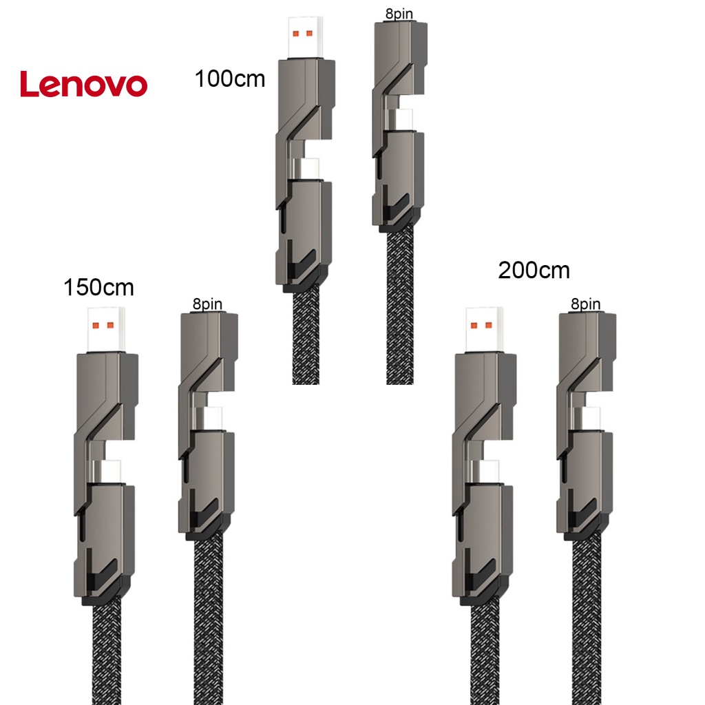 Dây Cáp Sạc Nhanh Truyền Dữ Liệu Tốc Độ Cao 4 Trong 1 PD 66W USB Chuyên Dụng Cho Điện Thoại Di Động