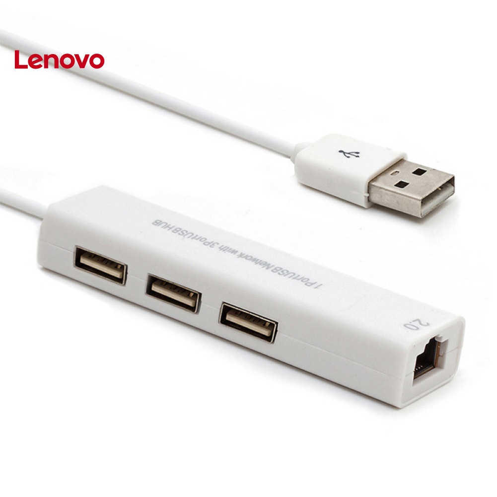 Đầu Chia 3 Cổng USB 2.0 RJ45 LAN Cho Mac iOS Android