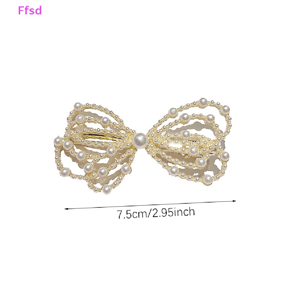 Kẹp Tóc Hình Hoa Và Bướm Đính Ngọc Trai Nhân Tạo Thời Trang Cho Nữ