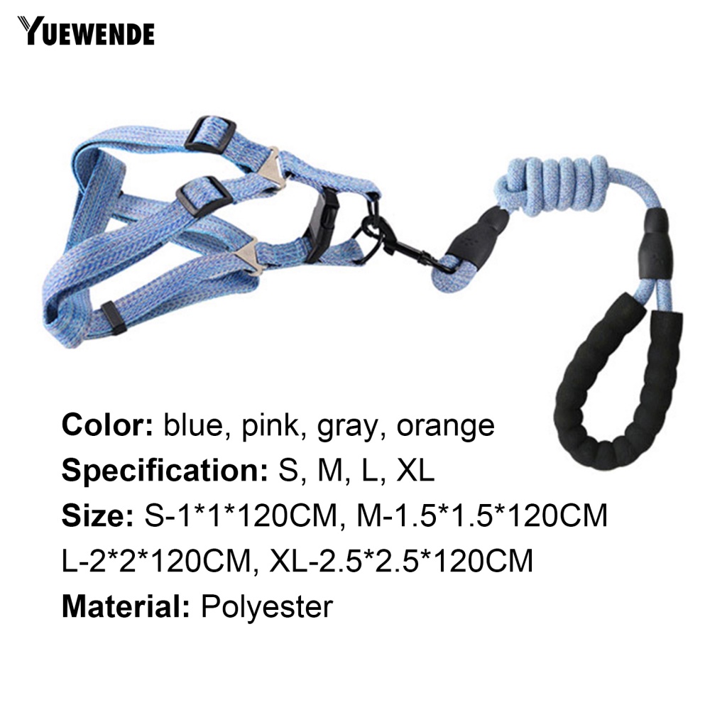 Dây Dắt Thú Cưng Đi Dạo Ngoài Trời Siêu Nhẹ 120cm