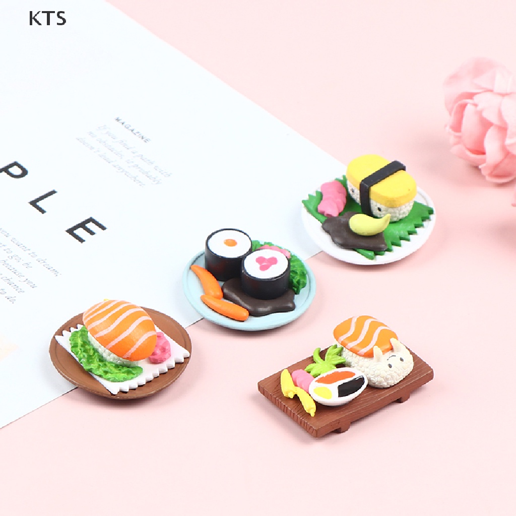 Sushi Nhật Bản Mini Tỉ Lệ 1: 6 Dùng Để Trang Trí Nhà Búp Bê