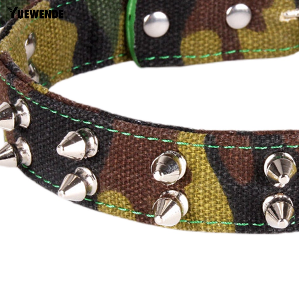 Vòng Cổ Vải Canvas Họa Tiết Rằn Ri Chống Cắn Có Thể Tái Sử Dụng Cho Thú Cưng