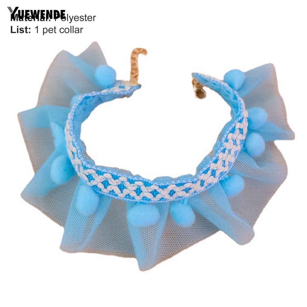 Vòng Cổ Chó Bằng Vải Tuyn Dễ Thương