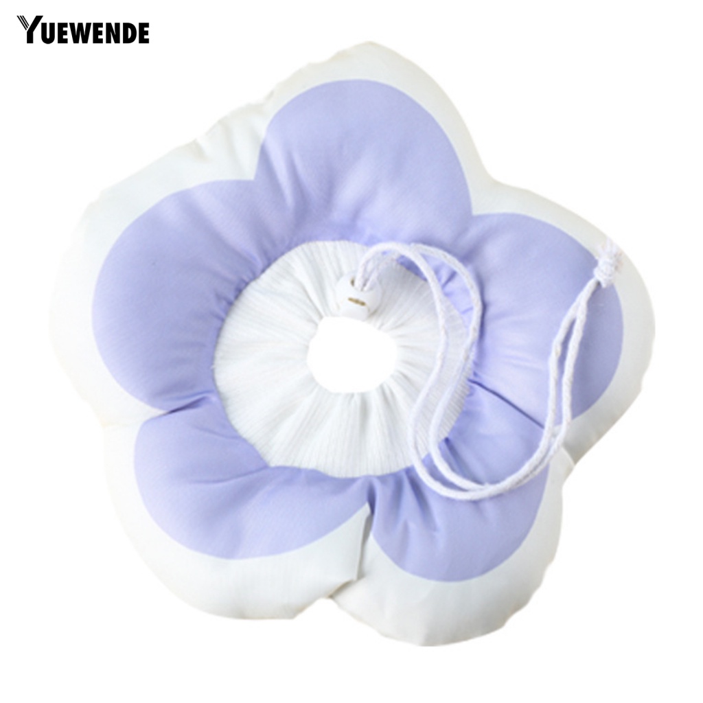 Vòng Cổ Chữ E Bảo Vệ Da Chống Mòn Thân Thiện Với Làn Da Dành Cho Thú Cưng Hình Bông Hoa Dễ Thương