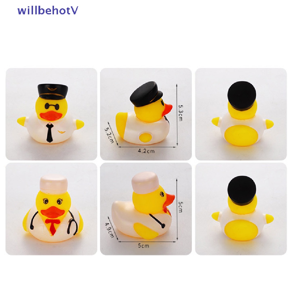 Vịt Cao Su Thả Bồn Tắm Cho Bé Sơ Sinh 0-12 Tháng Tuổi