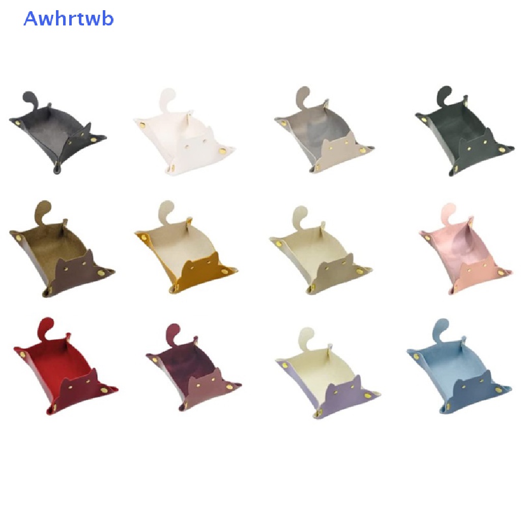 1 Khay Da Đựng Đồ Hình Mèo Đáng Yêu Mới