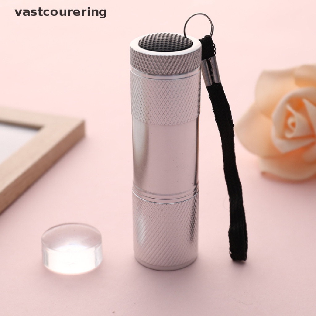 Đèn LED UV Mini Cầm Tay Bằng Silicone Dùng Để Trang Trí Móng