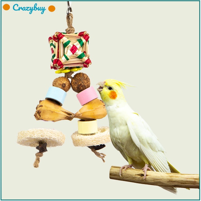Cr Đồ Chơi Treo Có Chuông Cho Vẹt Cưng