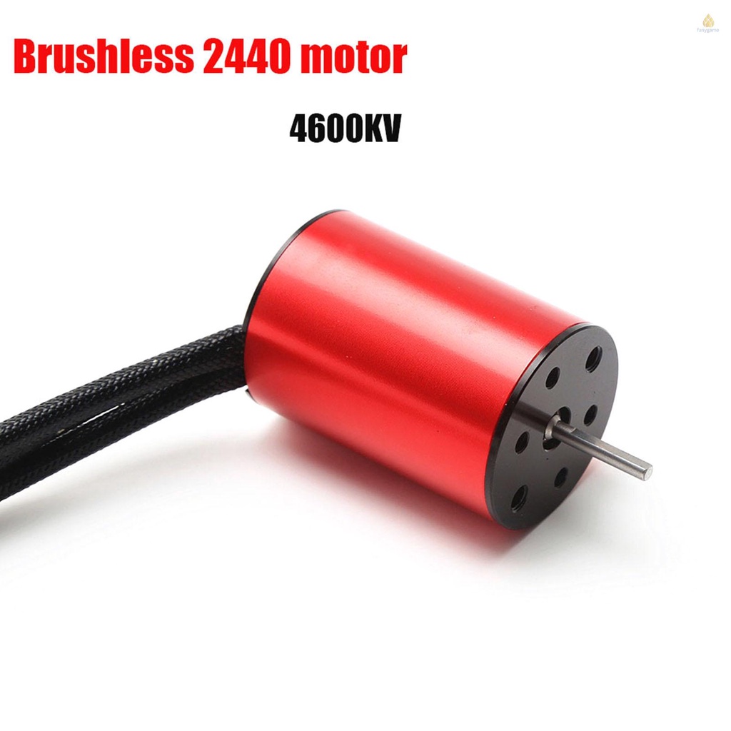 Động Cơ Không Chổi Than S2440 4600KV Thay Thế Cho Xe Điều Khiển Từ Xa Traxxas HSP Wltoys 1 / 16 1 / 18
