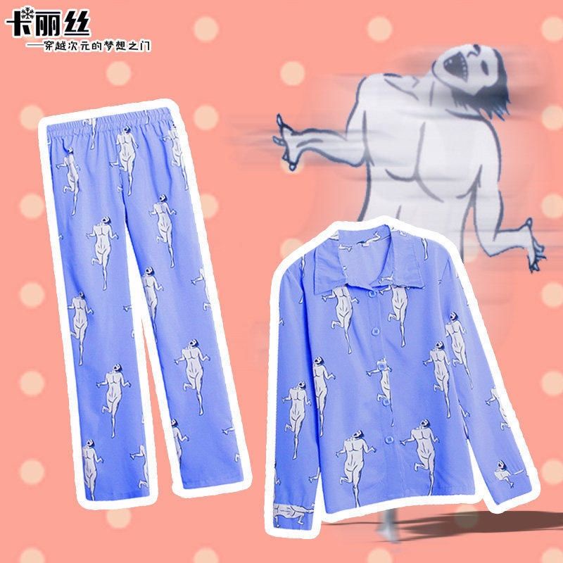 Bộ Đồ Ngủ Dày Hai Chiều In Hình Anime Attack on Titan Merchandise Levier cos Cho Nam Và Nữ