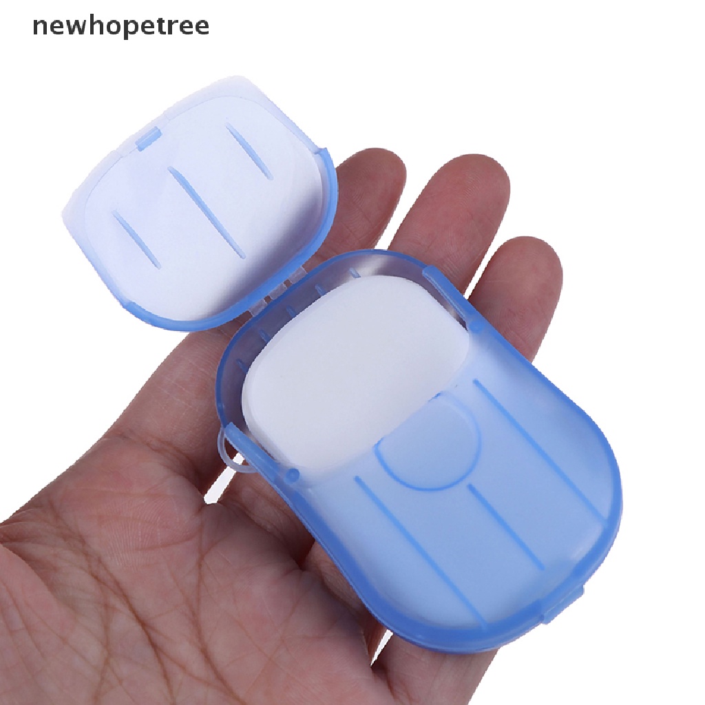 Hộp 20 Xà Phòng Giấy Mini Dùng Một Lần Tiện Dụng