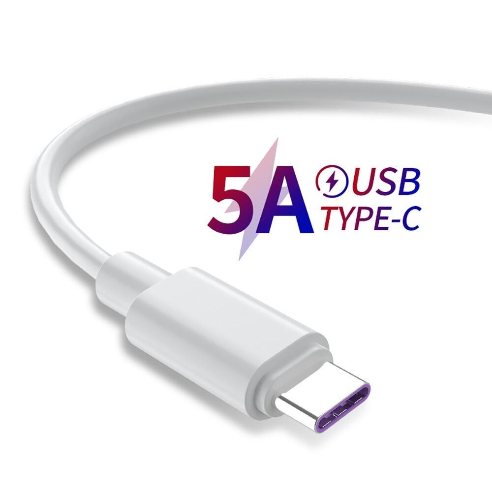 Dây Cáp Sạc USB Type C 5A 1M / 1.5M / 2M Chuyên Dụng Cho VIVO OPPO Xiaomi samsung Huawei P30 Pro