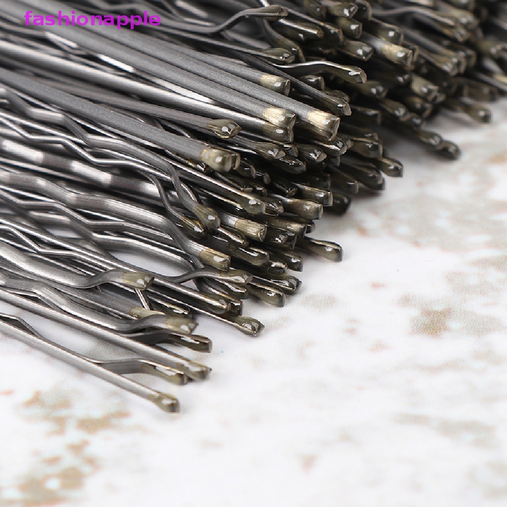 Set 100 Kẹp Tóc Dây Đen Cá Tính