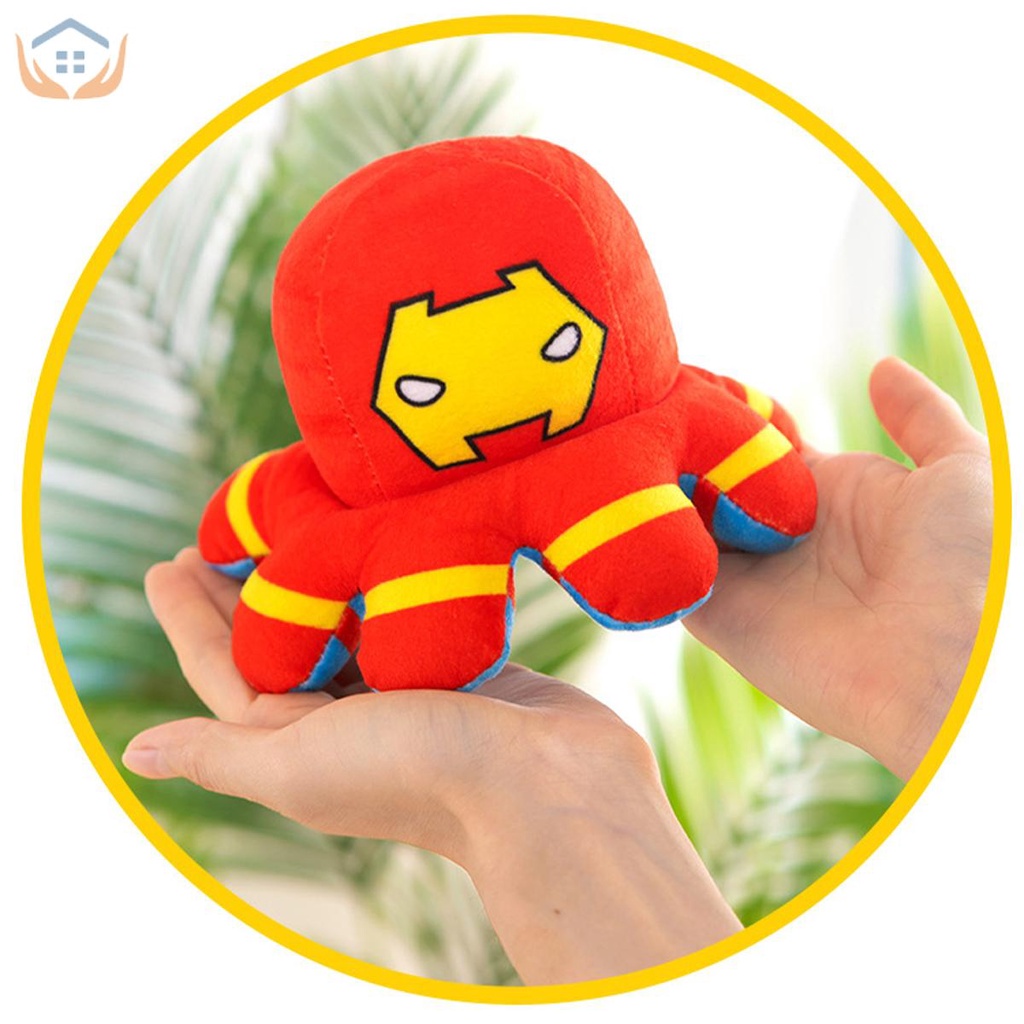 Thú Nhồi Bông Hình Bạch Tuộc / Người Nhện Hai Mặt Lật Cho Bé Tkc6368