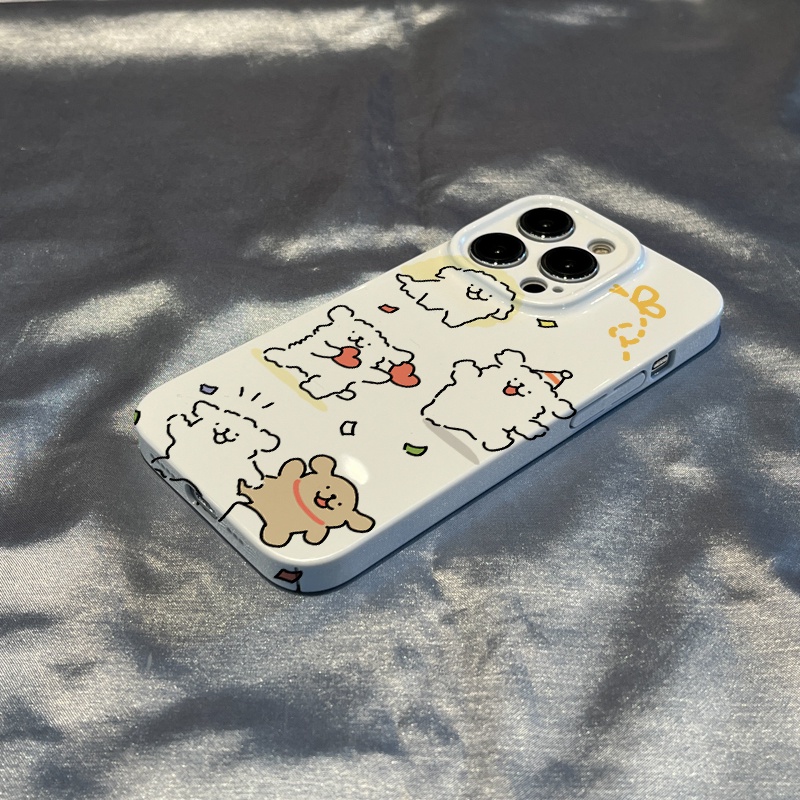 Ốp Điện Thoại In Hình Chú Chó Hoạt Hình Dễ Thương Cho iPhone13 118P7 14pro max