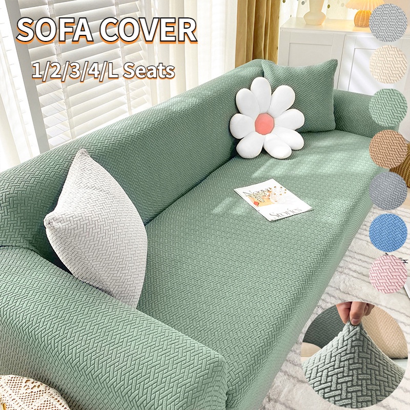 Vỏ Bọc Ghế Sofa 1 / 2 / 3 / 4 / L Trang Trí Phòng Khách