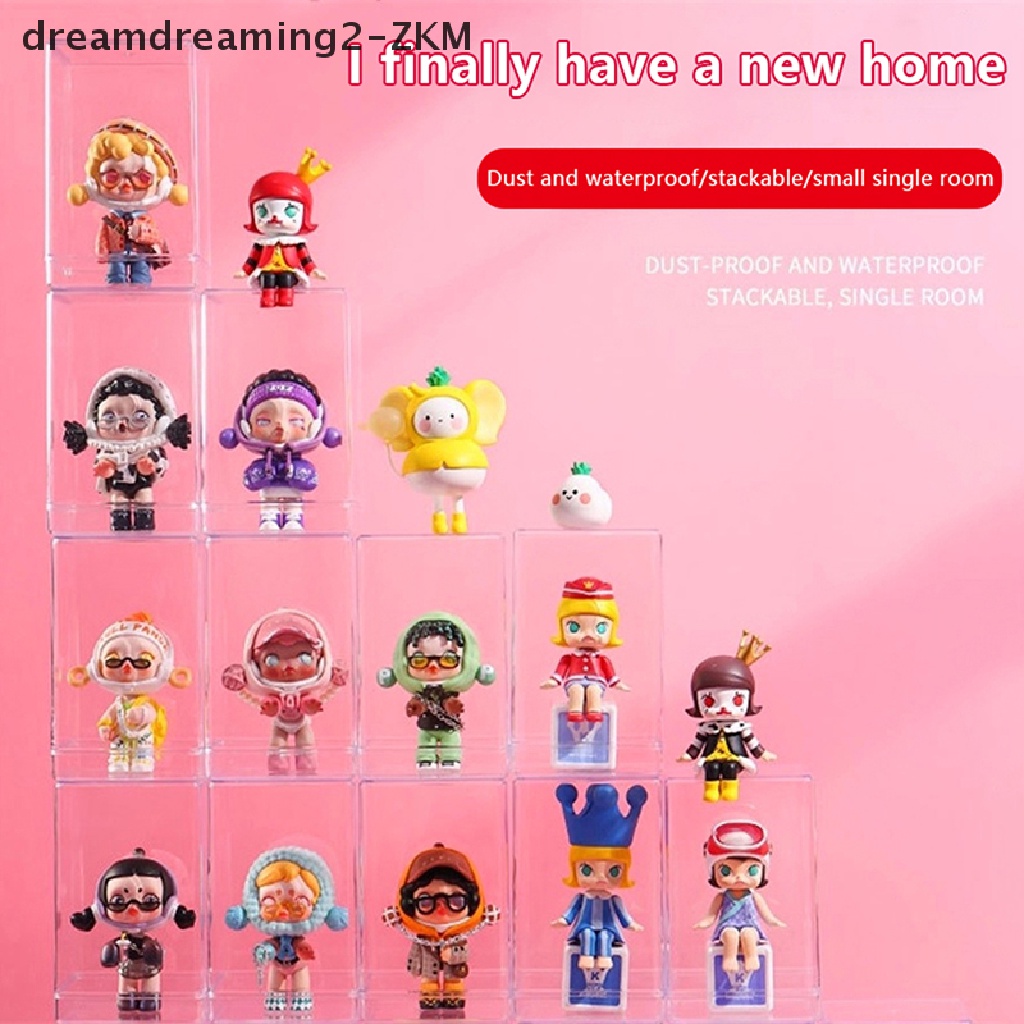 1 Hộp Trưng Bày Mô Hình Búp Bê Trong Suốt Chống Bụi