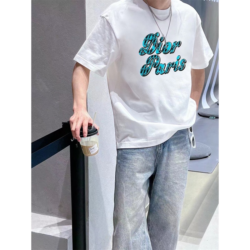 Áo Thun Tay Ngắn Thời Trang Mới Nhất DI99OR &amp; - the same styleUAE5T354UJHS3TWEG Cho Nam Và Nữ