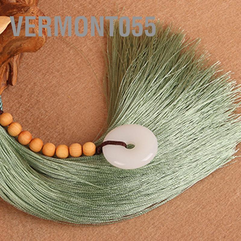 Vermont055 Xe Ô Tô Mặt Dây Chuyền Trang Trí Chạm Khắc Hoa Sen Gương Chiếu Hậu Treo Vật Kiểu Dáng Phụ Kiện May Mắn