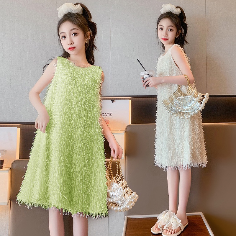 Đầm SáT NáCh Tua Rua ThờI Trang Cho Bé GáI