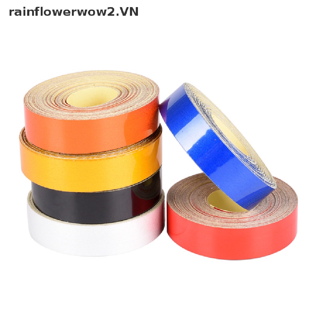 Cuộn Băng Keo Phản Quang 1Cm X 5M Cảnh Báo An Toàn Trang Trí Cho Xe Hơi / Xe Tải