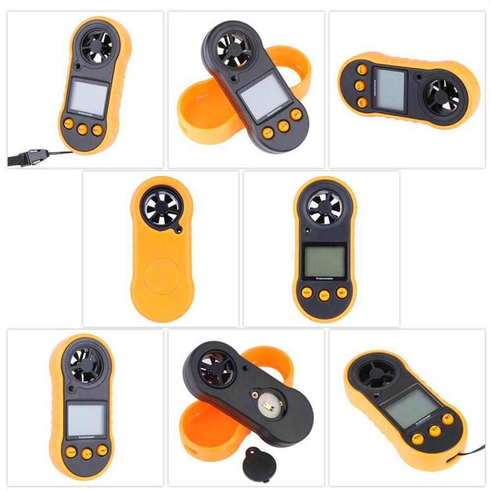 Máy Đo Tốc Độ Gió Kỹ Thuật Số Cầm Tay Màn Hình LCD 0-30M / S