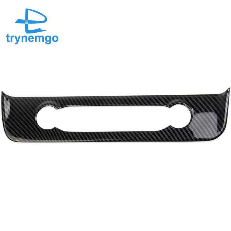Khung Nhựa ABS In Họa Tiết Sợi Carbon Dán Bảng Điều Chỉnh Trung Tâm Điều Chỉnh Được Cho Ford Maverick 2022 +