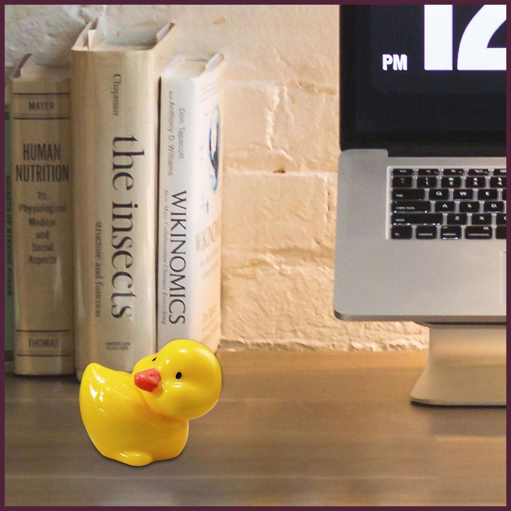 Set 10 Chú Vịt Vàng Mini Dễ Thương Dùng Trang Trí Bể Cá / Tiểu Cảnh