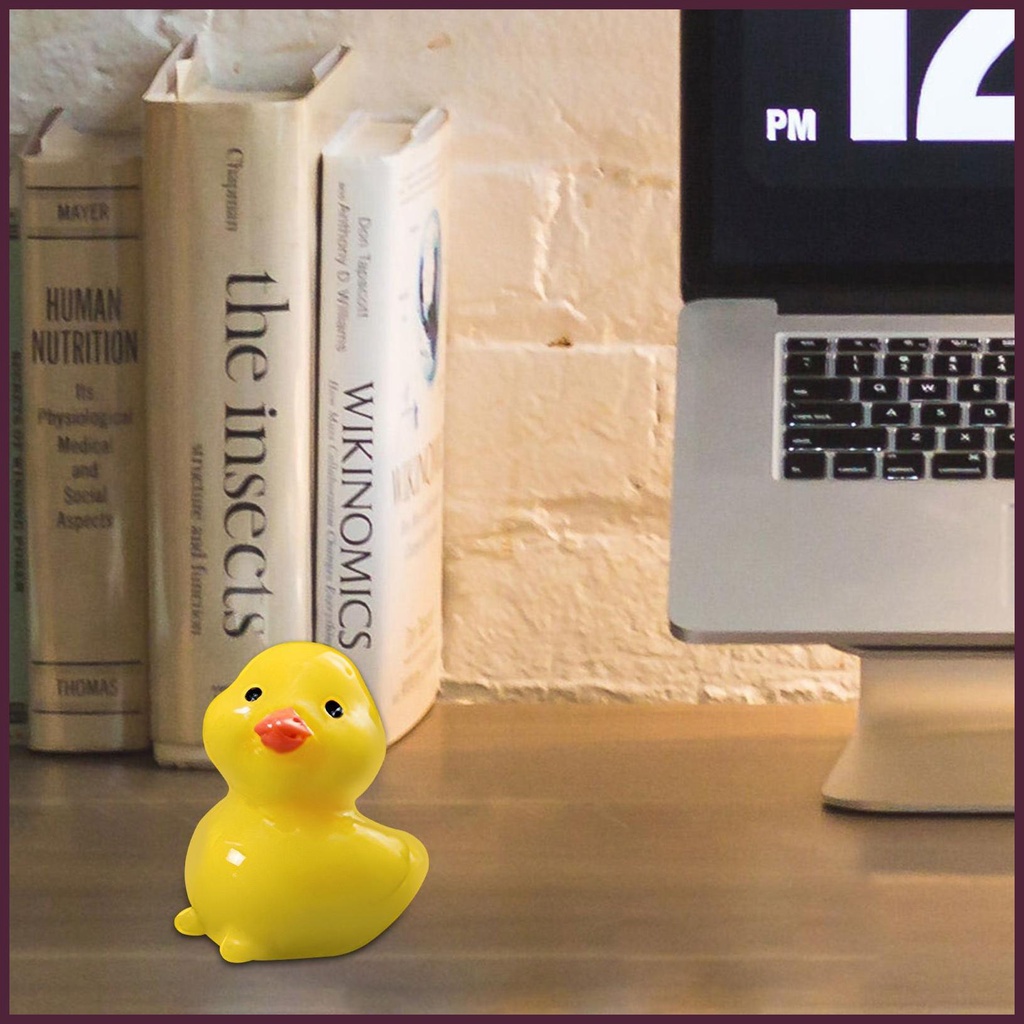 Set 10 Chú Vịt Vàng Mini Dễ Thương Dùng Trang Trí Bể Cá / Tiểu Cảnh