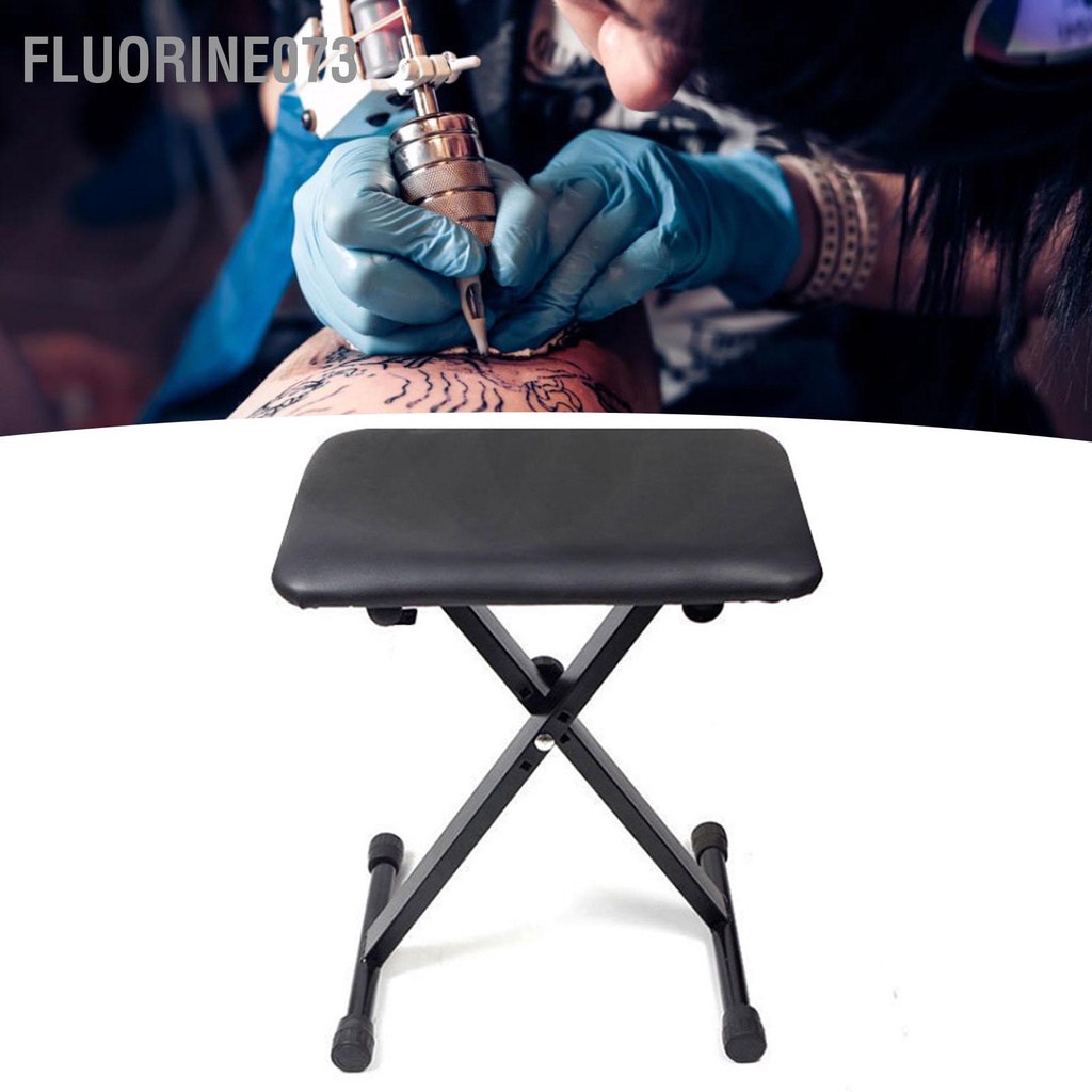 Hình Xăm Phân Gấp Di Động Microblading Thẩm Kim Loại Có Thể Điều Chỉnh Độ Cao Da PU 【Fluorine073】