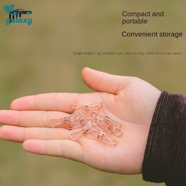 Galaxy Set 20 Kẹp Rỗng Cố Định Dây Lều Cắm Trại