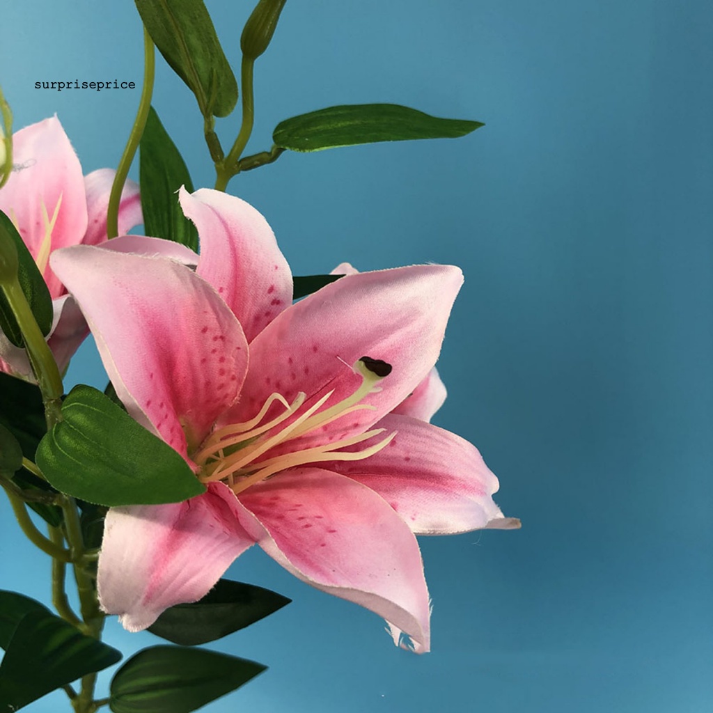 Cành Hoa Lily Giả 6 Bông An Toàn Cho Lễ Phục Sinh